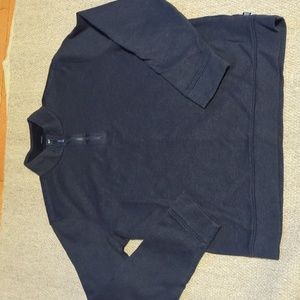 Mens Hugo Boss regular fit dark grey quarter zip size XXL but more like an L